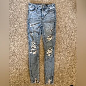 American Eagle Outfitters Light Blue Denim